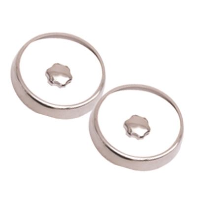 SET OF CLASSIC AUSTIN MINI STAINLESS STEEL AIR VENT RINGS, 